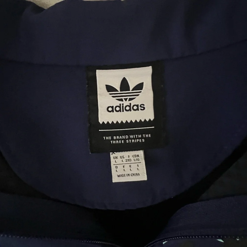 Adidas x Hélas Lucas Puig Skateboarding Track Jacket Men's Size Large Blue RARE